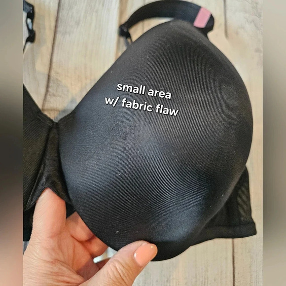 Cacique •Size 44C• Lightly Lined Full Coverage Black Bra New w/ Tags Plus Size - Picture 2 of 7